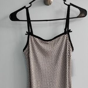 NWT ⭐Wild Fable Checkered Black and White Midi Dress Size XS